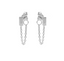 EARRINGS KARMA CHAIN ​​PLATE