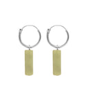 MIAB Oorbellen - Jade Rounds Zilver