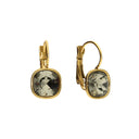 Camps &amp; Camps Square Earrings Dark Grey