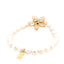 PScallme Armband Flower Royal Pearl