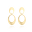 Lott Classic Earring Double Open Oval Satin