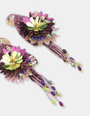 Olivia Dar Oorbellen Parrot Prune