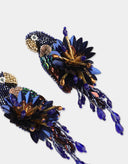 Olivia Dar Earrings Parrot Navy