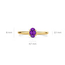 Blush ring 14k gold 1242YAM