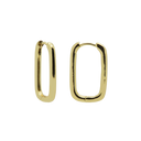 Karma Oorbellen Plain Hinged Hoops Round Square 20MM