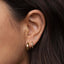Karma Oorbellen Hinged Hoops LILOU Star