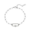 Stainless Steel Schakelarmband Twist