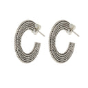 Camps &amp; Camps Creole Silver Earrings