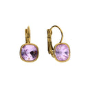 Camps &amp; Camps Square Violet Earrings