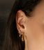 MIAB Earrings - Oval Link small gold