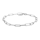 Karma Bracelet Plain Round Square Chain
