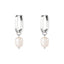 EARRINGS OVAL PEARL