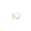 Blush earrings 14k gold 7271YGO