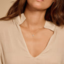 Blush necklace 14k gold 3049YZI