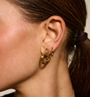 Anna + Nina Small Lumière Hoop Oorbellen