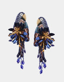 Olivia Dar Earrings Parrot Navy