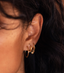 MIAB Earrings - Large Click Silver