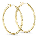 Pure by Nat Earrings Oval Creole