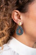 Lott Earrings Drop S - Disco Purple