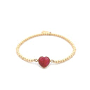 PScallme Armband Heart Small Fuchsia