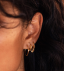 MIAB Oorbellen - Bungly Click Zilver