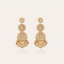 Gas Bijoux Oorbellen Sequin Triple Rows