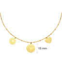 Stainless Steel Gouden Ketting Locked In Love