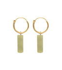 MIAB Oorbellen - Jade Rounds Goud