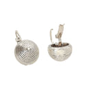 EARRINGS CAMPS CAMPS SILVER GLOBE