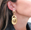 Lott Satin Earrings Triple Rings L