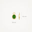 Blush earring 14k gold 9078YMA