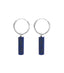 MIAB Oorbellen - Rounds Mystic Tube zilver