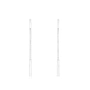 MIAB Oorbellen - Line Stud Zilver