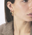 Anna + Nina Large Beloved Mauve Hoop Oorbellen