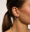 Anna + Nina Single Ocean's Opulence Chain Stud Oorbel