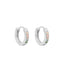 MIAB Earrings - Color Splash Click silver