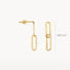 Blush earrings 14k gold 7262YGO
