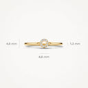 Blush ring 14k goud 1217YZI