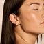 Blush earrings 14k gold 7266YGO