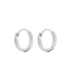 MIAB Oorbellen - Lined Click zilver