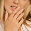 Blush ring 14k goud 1225YCB