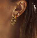 OORBELLEN ANNA + NINA COILED BIG HOOP EARRINGS