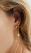 Anna + Nina Single Pearly Tear Earring