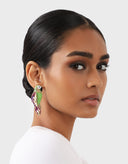 Olivia Dar Earrings Ara Lime