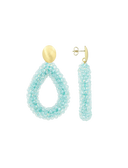 Lott Earrings Drop L - Aquamarine