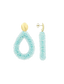 Lott Oorbellen Drop L - Aquamarine