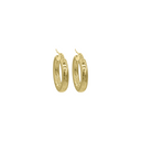 Stainless Steel Gouden Classic Hoops 3.0cm