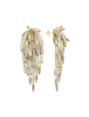 Lott Earrings Tube Waterfall L - Nude Mix