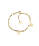 ZAG Bijoux Stainless Steel Gouden Armband Amore