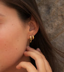 MIAB Oorbellen - Overlap Click Zilver